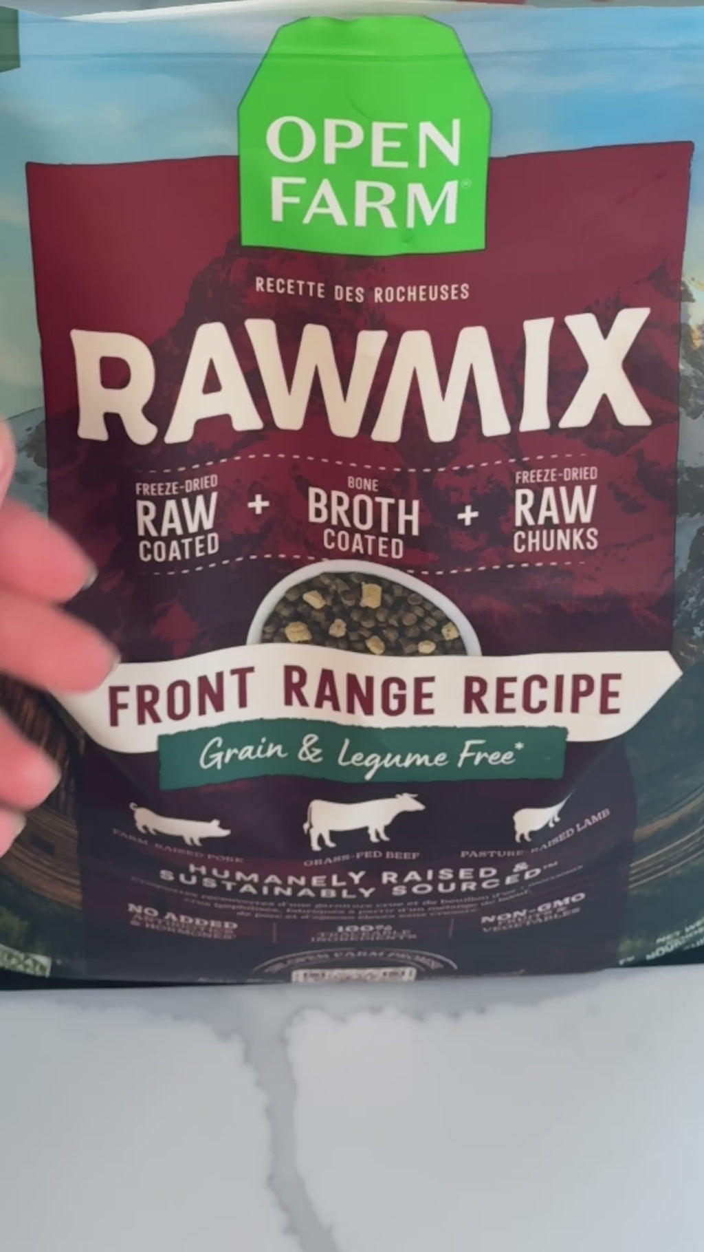 RawMix Front Range Ancient Grains Dog Kibble