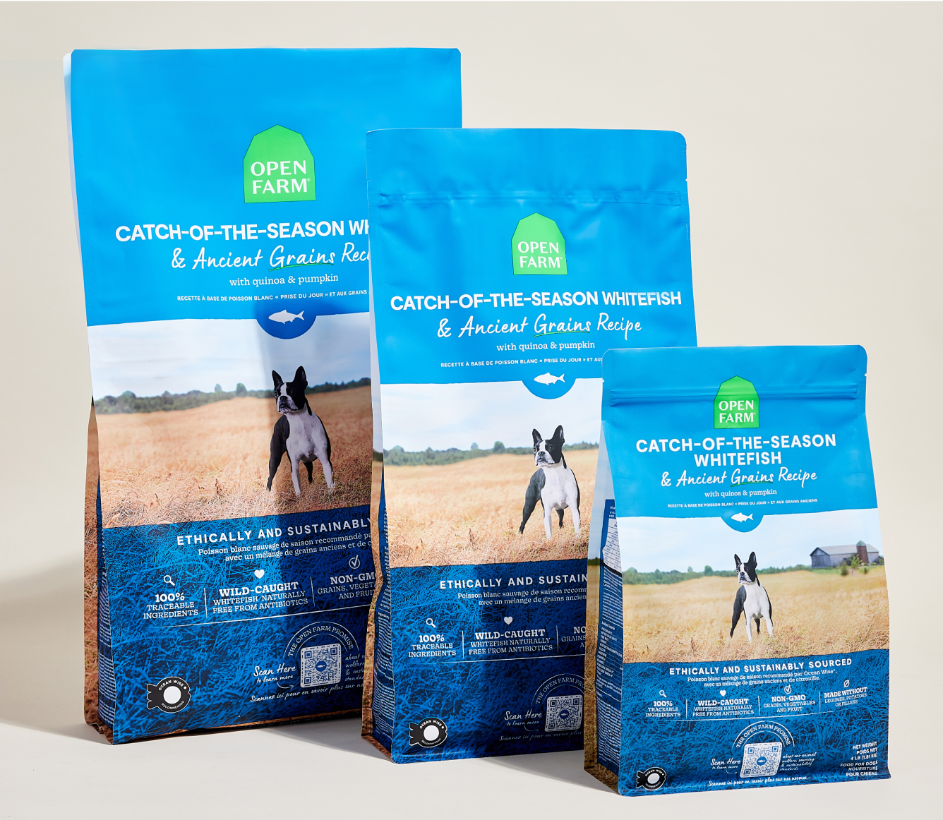 Whitefish & Ancient Grains Dog Kibble